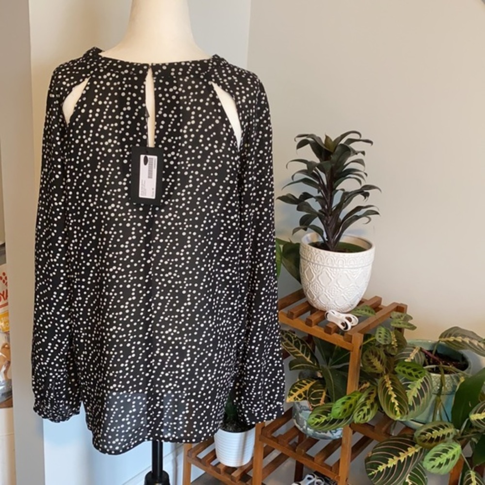 C’est Moi Polkadot Blouse - Picture 2 of 4